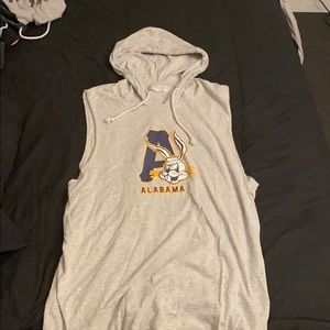 Cotton on sleeveless hooded workout shirt